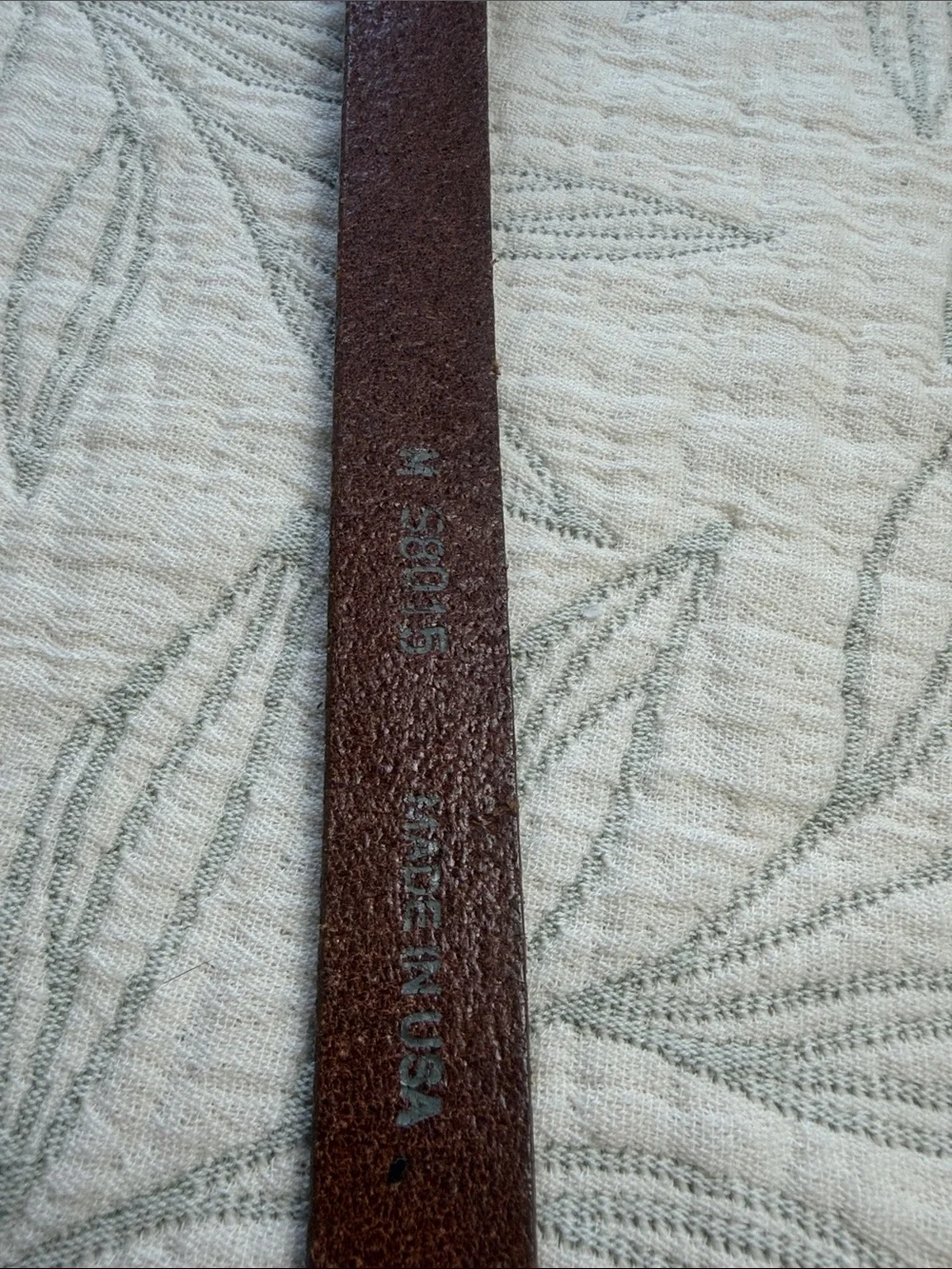 Leather Classic brown Belt;Medium